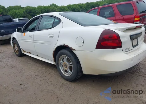 2007 Pontiac Grand Prix z USA, uszkodzony, nr VIN 2G2WP552671202177